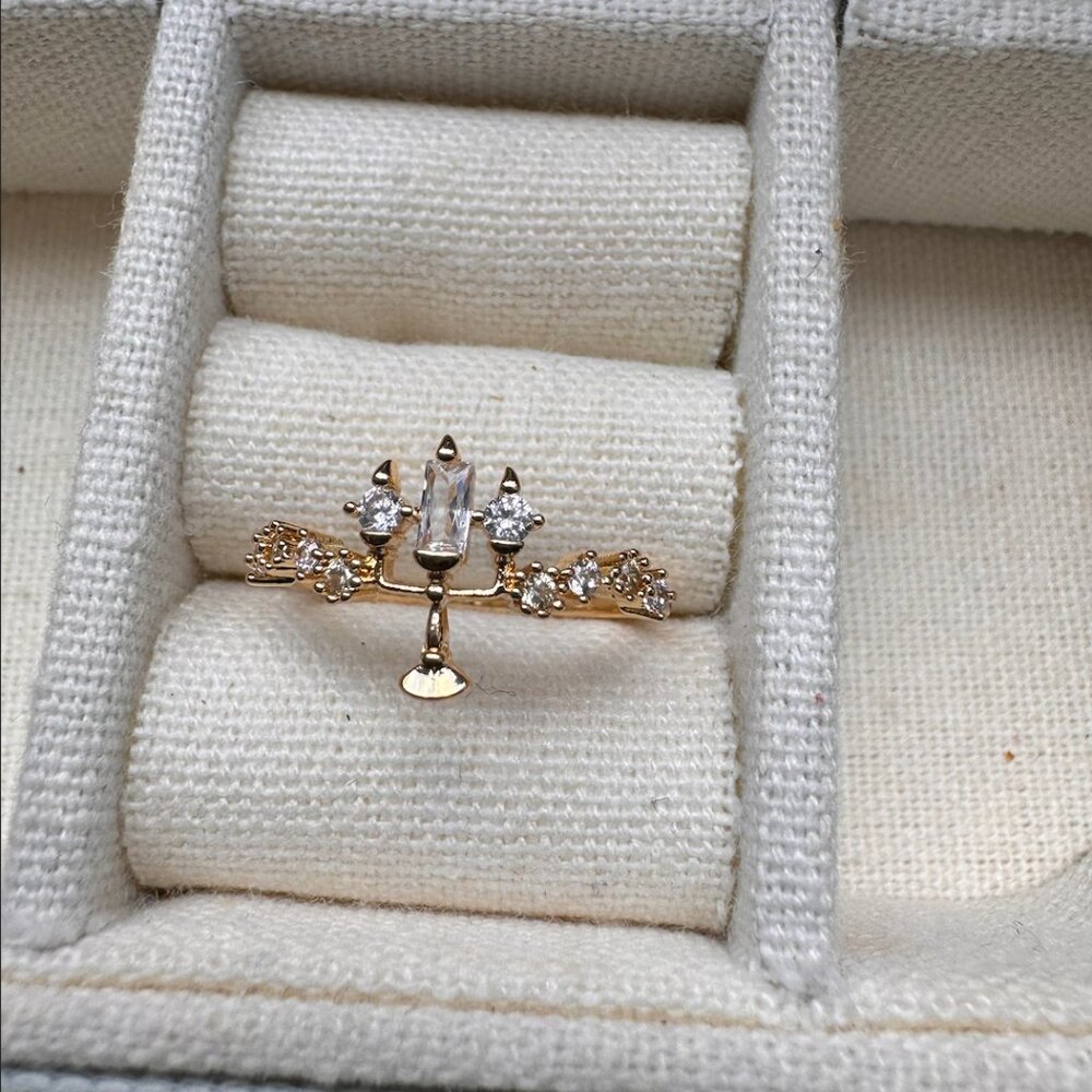 Disney Beauty & The Beast Lumiere Ring
